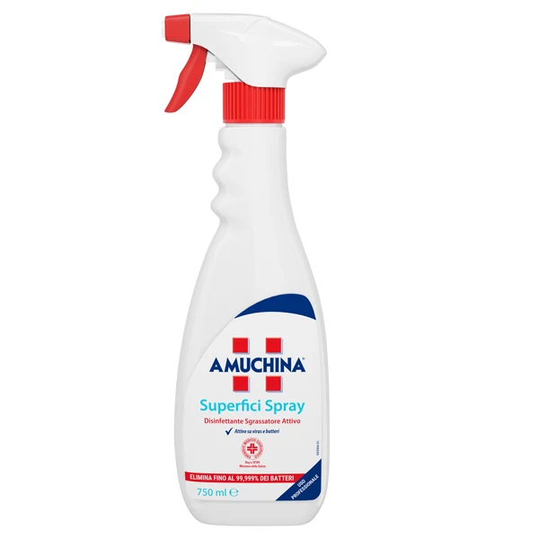Amuchina Professional - 05-1002 - Superifici Spray Multiuso battericida e virucida - 750 ml - Amuchina Professional - 91201 - Conf. da 1 Pz.