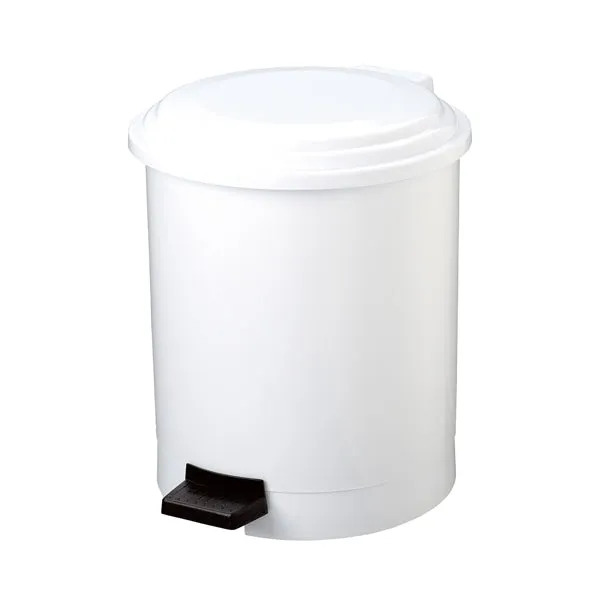Medial - 906120 - Pattumiera a pedale Ruf - PP - 20 L - diametro 31,5 cm - altezza 42 cm - bianco - Medial - 67554 - Conf. da 1 Pz.