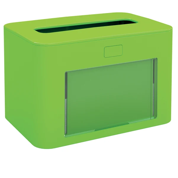PAPERNET - 417198 - Dispenser personalizzabile - per tovaglioli interfogliati - verde - Papernet - 89475 - Conf. da 1 Pz.