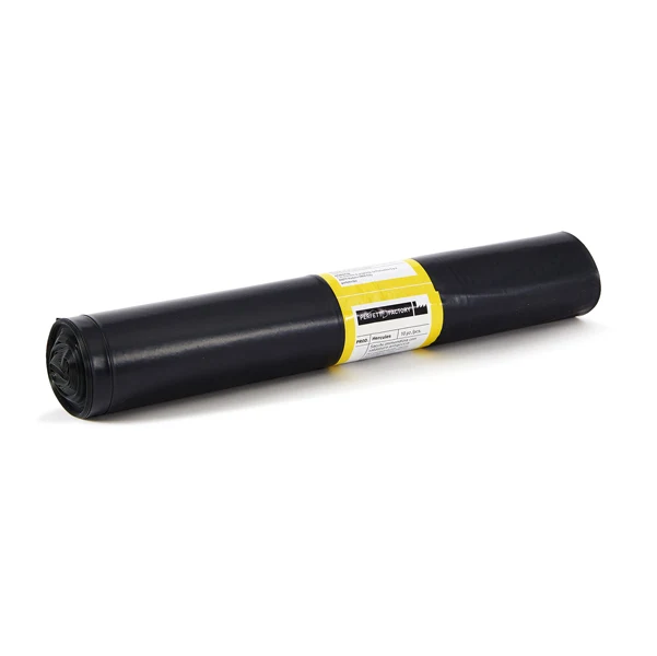 PerfettoFactory - 0358A - Sacchi per rifiuti Hercules - 80x110 cm - 130 L - 50 micron - nero - PerfettoFactory - rotolo da 10 sacchetti - 74182 - Conf. da 1 Pz.