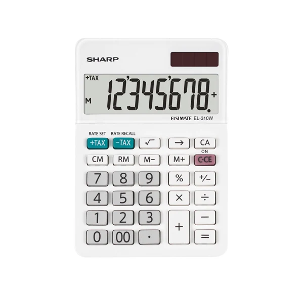 SHARP - EL310WB - Sharp - Calcolatrice da tavolo - EL310WB - SHAEL310WB - Conf. da 1 Pz.