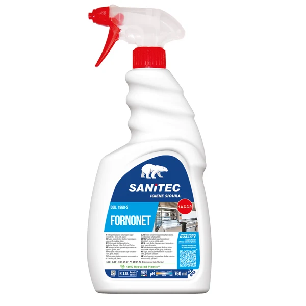 Sanitec - 1960-S - Detergente alcalino Fornonet - 750 ml - Sanitec - 91757 - Conf. da 1 Pz.