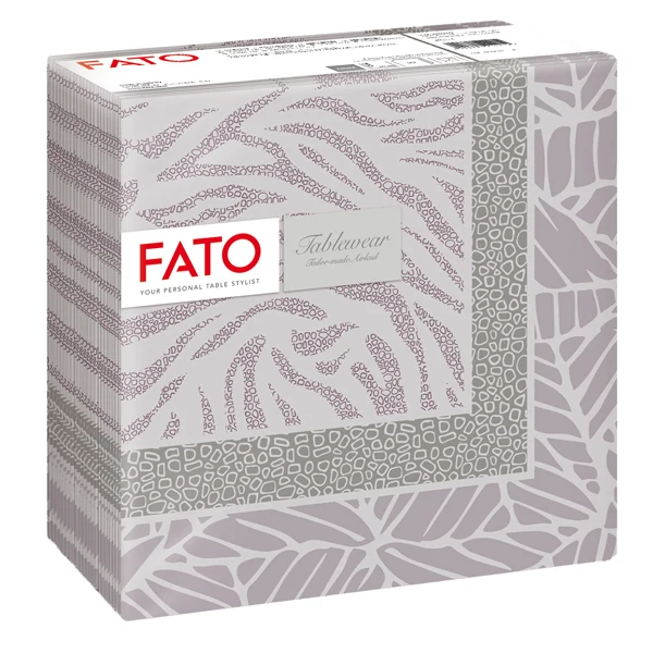 FATO - 88453300 - Tovagliolo linea AirLaid - carta - 40 x 40 cm - polvere - Fato - conf. 50 pezzi - 103420 - Conf. da 1 Pz.