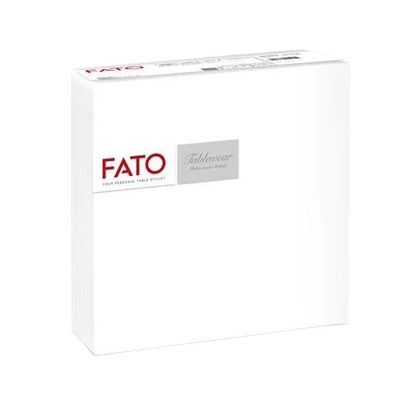 FATO - 88400100 - Tovagliolo linea AirLaid - carta - 40 x 40 cm - bianco - Fato - conf. 50 pezzi - 103413 - Conf. da 1 Pz.