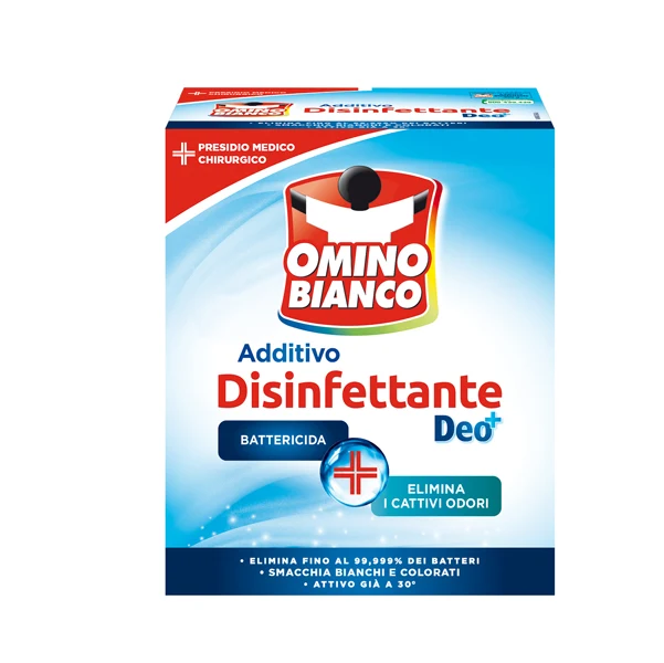 OMINO BIANCO - M92341 - Additivo Omino Bianco disinfettante per tessuti - 450 gr - Omino Bianco - 64304 - Conf. da 1 Pz.