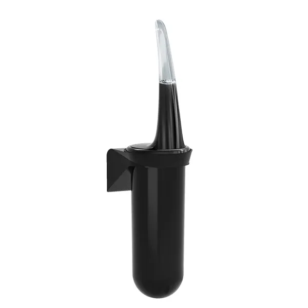 MAR PLAST - A92923BM - Portascopino da parete Skin - 38,6 x 11,3 x 9,3 cm - nero Carbon - Mar Plast - 99690 - Conf. da 1 Pz.