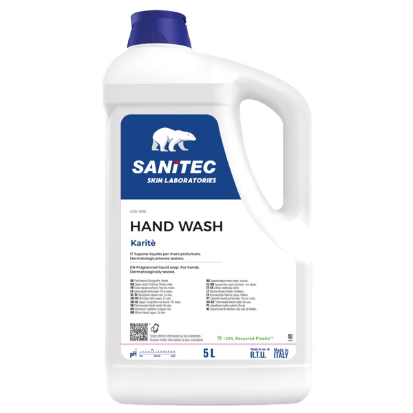 Sanitec - 1050 - Sapone liquido Hand Wash - 5 L - karité - Sanitec - 99581 - Conf. da 1 Pz.