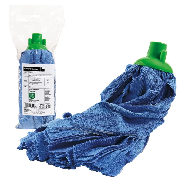 PerfettoFactory - 26504 - Mop Falcon - 200 gr - microfibra - verde - PerfettoFactory - 99709 - Conf. da 1 Pz.