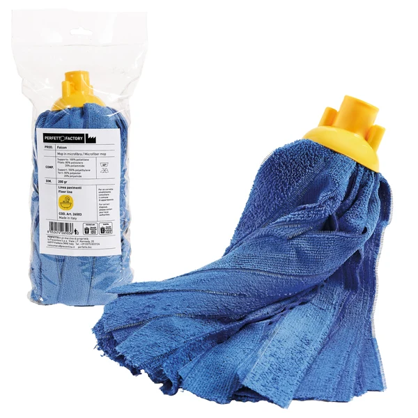 PerfettoFactory - 26503 - Mop Falcon - 200 gr - microfibra - giallo - PerfettoFactory - 99708 - Conf. da 1 Pz.