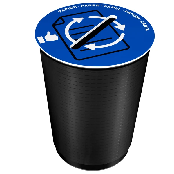 CEP - 1009340141 - Coperchio raccolta carta - per cestino 133R - diametro 38 cm - PVC - blu - Cep - 101762 - Conf. da 1 Pz.