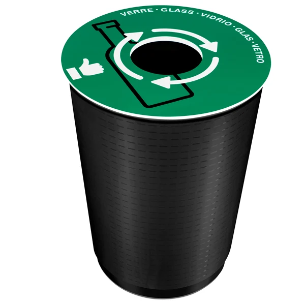 CEP - 1009330031 - Coperchio raccolta vetro - per cestino 133R - diametro 38 cm - PVC - verde - Cep - 101761 - Conf. da 1 Pz.