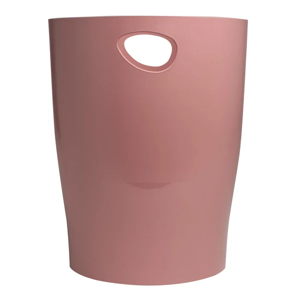 EXACOMPTA - 45338D - Cestino gettacarte Ecobin Skandi - altezza 33,5 cm - diametro 26 cm - 15 L - rosa antico - Exacompta - 101454 - Conf. da 1 Pz.