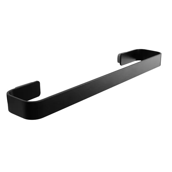 Laminart - RIG001-35-N - Portasalviette - 35 x 6,5 cm - acciaio inox verniciato - nero - Laminart - 98376 - Conf. da 1 Pz.