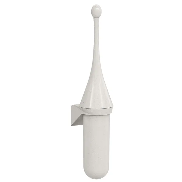 MAR PLAST - A65811WD - Portascopino da parete Woodplastic - 480 x 113 x 92 mm - bianco - Mar Plast - 96763 - Conf. da 1 Pz.
