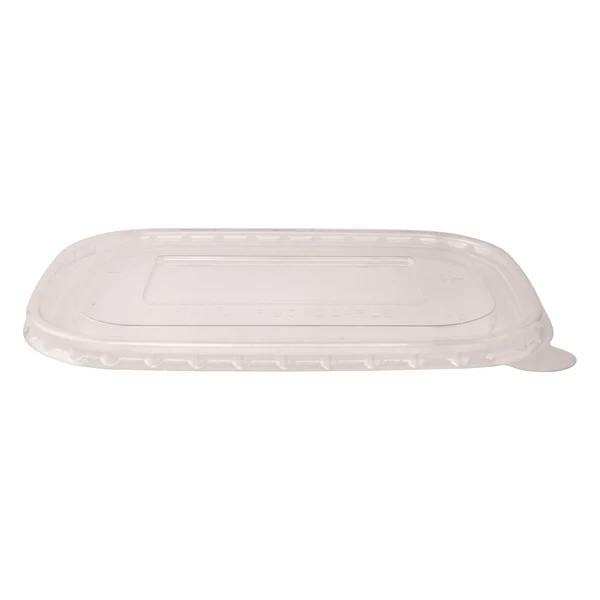 Signor Bio - PBL005BIO50B - Coperchio in resina - per bowl rettangolari 500-750 ml – 17 x 12 cm - trasparente - Signor Bio - conf. 50 pezzi - 96726 - Conf. da 1 Pz.