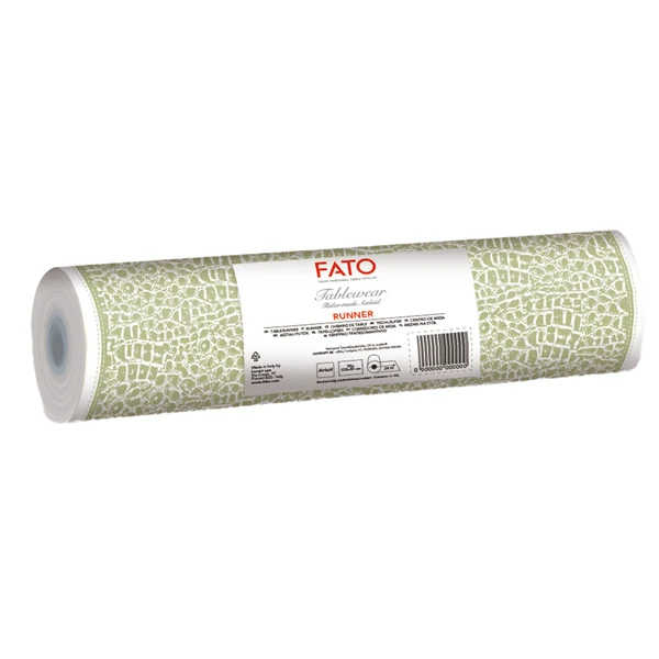 FATO - 88654100 - Runner linea AirLaid - 0,40 x 24 mt - Croc Skin salvia - Fato - 96626 - Conf. da 1 Pz.