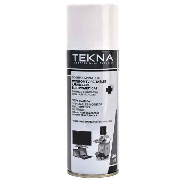 Tekna - K022 - Schiuma spray per monitor-pc-tablet-tv - 200 ml - Tekna - 95918 - Conf. da 1 Pz.