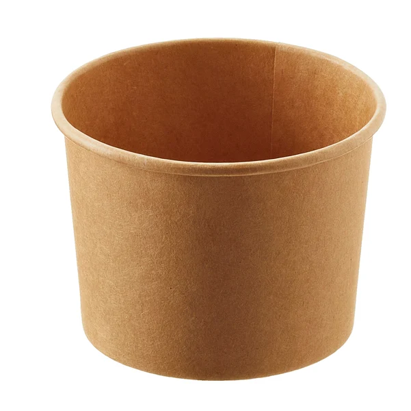Leone - H0803 - Coppetta gelato monouso - rotonda - diametro 9,5 cm - 240 ml - carta - avana - Leone - conf. 1000 pezzi - 95173 - Conf. da 1 Pz.