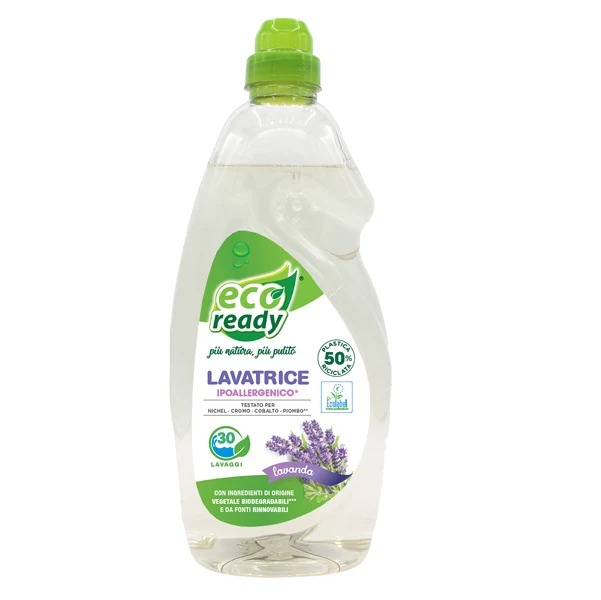 Eco Ready - 160965006351 - Detersivo lavatrice - ipoallergenico - lavanda - 1,5 lt - Eco Ready - 94903 - Conf. da 1 Pz.