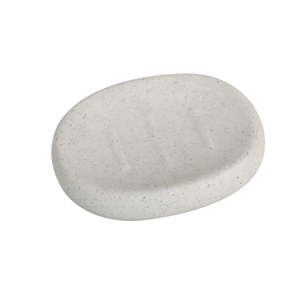 King Collection - P1597084 - Portasapone linea Stone - bianco - King Collection - 91557 - Conf. da 1 Pz.