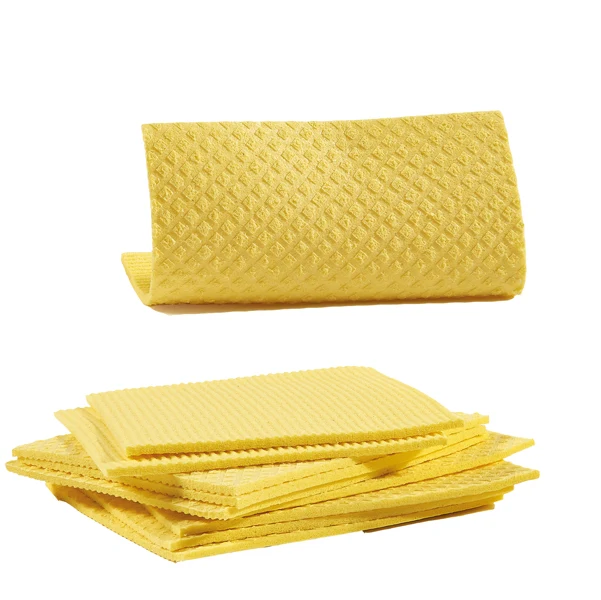 PerfettoFactory - 0231 - Pannospugna Aquos - 18 x 20 cm - giallo - PerfettoFactory - conf. 10 pezzi - 89412 - Conf. da 1 Pz.