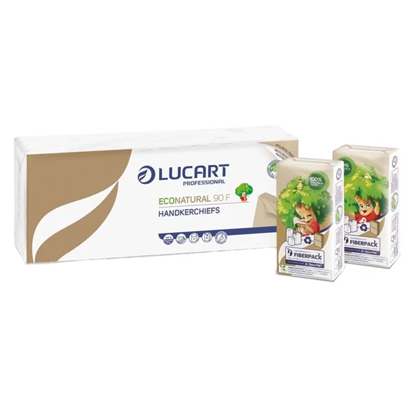 Lucart - 843166J - Pacchetti da 9 fazzoletti - 4 veli - Lucart - conf. 10 pezzi - 89401 - Conf. da 1 Pz.