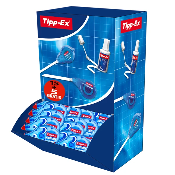 TIPP-EX - 935587 - Correttore a nastro Pocket Mouse - 4,2 mm x 10 mt -Tipp-Ex - value pack - 15 + 5 pezzi - 89230 - Conf. da 1 Pz.