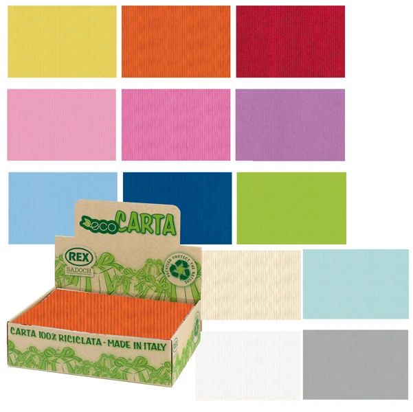 REX SADOCH - 74400LIT - Carta regalo - kraft - Light - 70 x 100 cm - Rex Sadoch - scatola 100 fogli - 88315 - Conf. da 1 Pz.