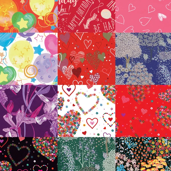REX SADOCH - R4414GEN - Carta regalo - raso - Fantasia - 70 x 100 cm - Rex Sadoch - scatola 100 fogli - 88310 - Conf. da 1 Pz.
