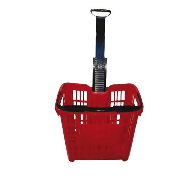 PRINTEX - CPT-120002R - Cesto trolley - antiurto - 49,5 x 36,5 x 46 cm - 30 L - rosso - Printex - 83515 - Conf. da 1 Pz.