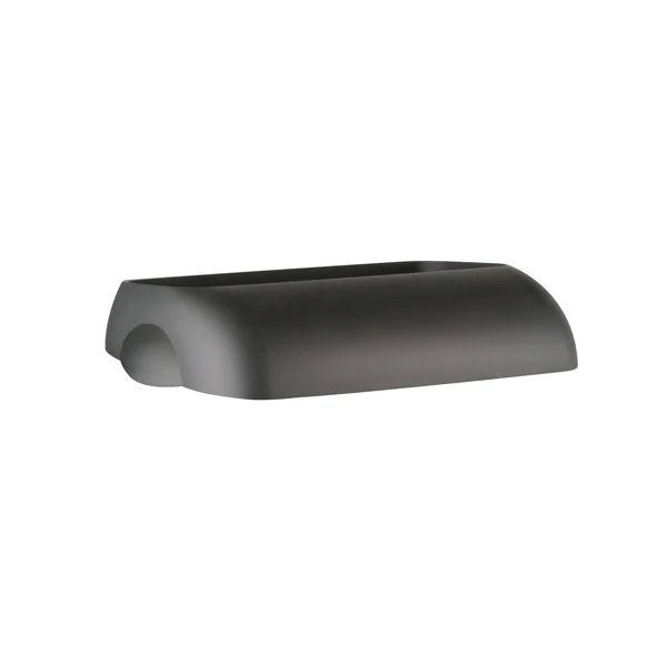 MAR PLAST - A74401NE - Coperchio per cestino gettacarte Soft Touch - 33,5x22,5x9 cm - 23 L - nero - Mar Plast - 67399 - Conf. da 1 Pz.