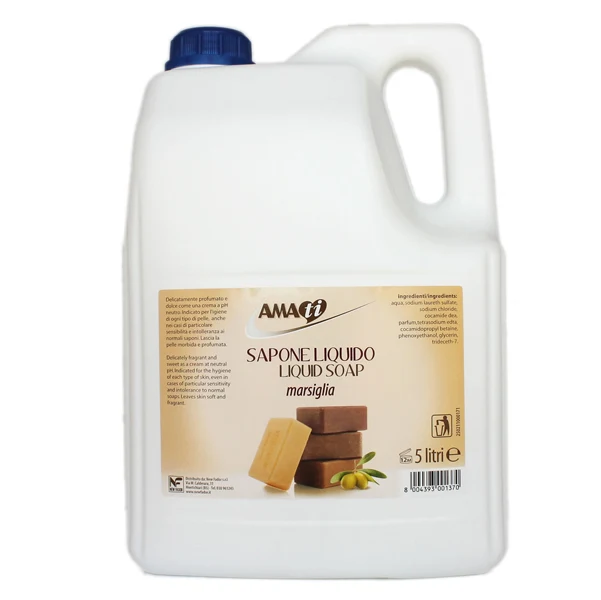 Amati - 112305001370 - Detergente liquido - marsiglia - tanica da 5 L - Amati - 61020 - Conf. da 1 Pz.