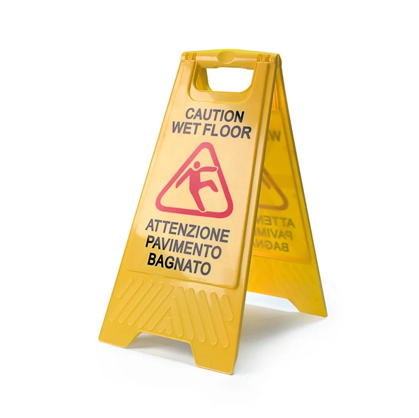 PerfettoFactory - 0466 - Cartello Pavimento Bagnato - 30x62 cm - PerfettoFactory - 74200 - Conf. da 1 Pz.