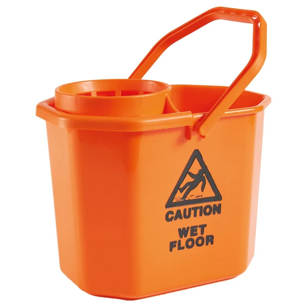PerfettoFactory - 0469G - Secchio con strizzatore - PPL riciclabile - 12 L - rosso - PerfettoFactory - 74099 - Conf. da 1 Pz.