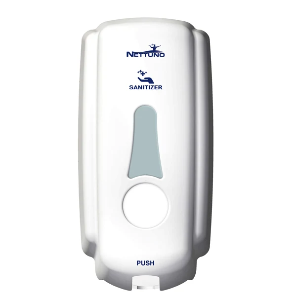 NETTUNO - 90400 - Dispenser sapone T-Small (x ricariche TS800) - capacità 1 L - bianco - Nettuno - 73958 - Conf. da 1 Pz.