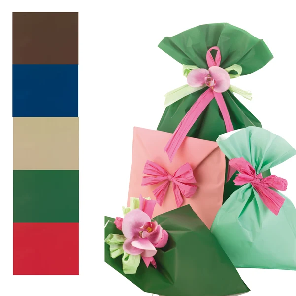 PNP - UD805PRR A 35X50 - Busta regalo Mat Pearly A - 35 x 50 cm - 40 micron - PPL - assortimento 5 colori classici - PNP - conf. 100 pezzi - 70936 - Conf. da 1 Pz.