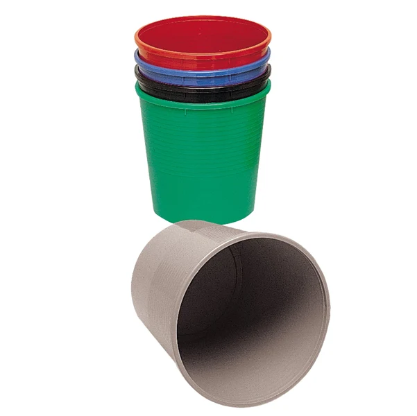 METHODO - X851103 - Cestino gettacarte - altezza 32,5 cm - diametro 29,5 cm - 15 L - nero - Methodo - 47832 - Conf. da 1 Pz.
